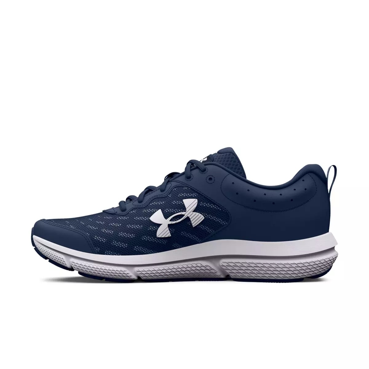 Charged Assert 10 "Academy/White" Men's Wide 4E Running Shoe - 2