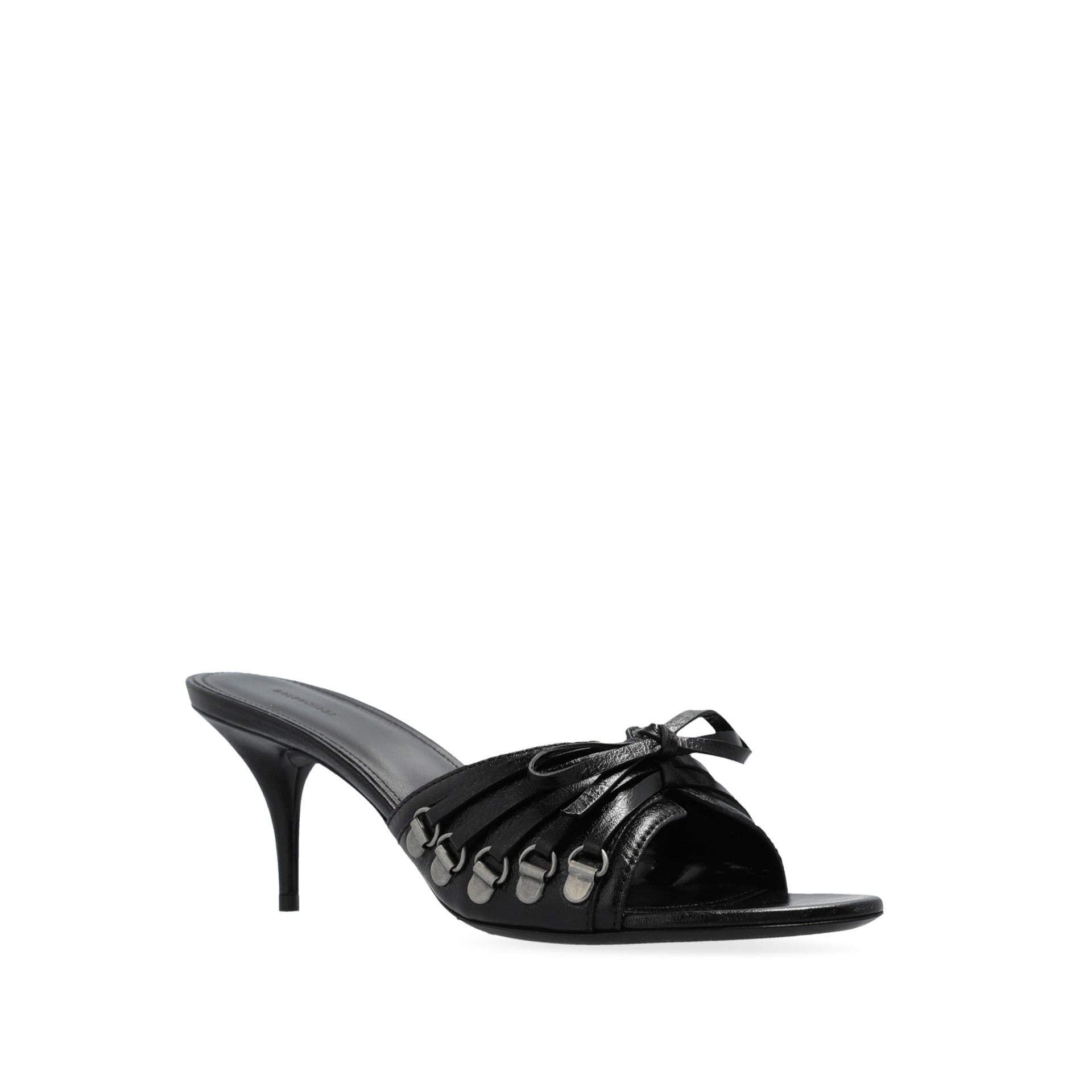 Balenciaga Cagole 70 Leather Sandals Women - 2