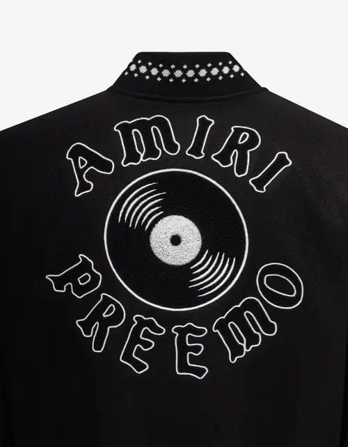 Amiri Black DJ Premier Varsity Jacket - 5
