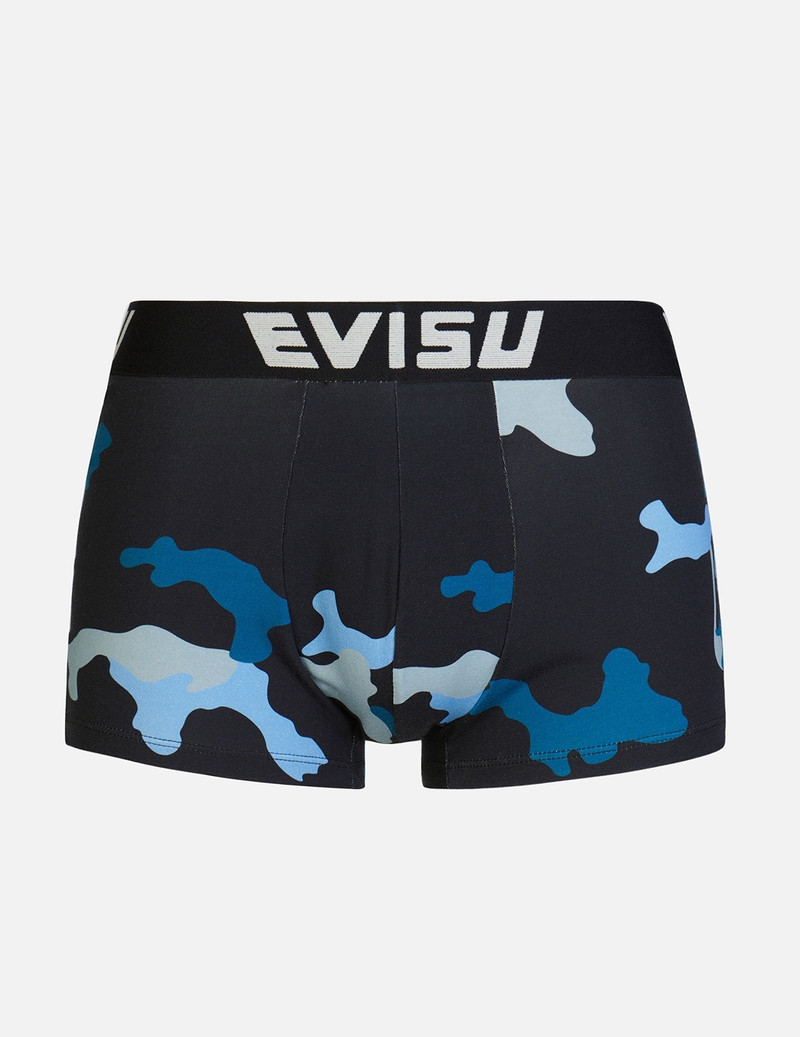 TWO-PACK ALLOVER CAMOUFLAGE PRINT TRUNKS 3