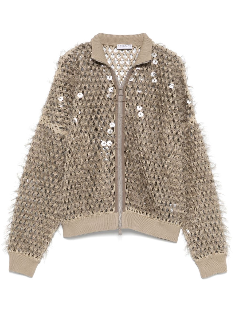 openwork jacket - 1