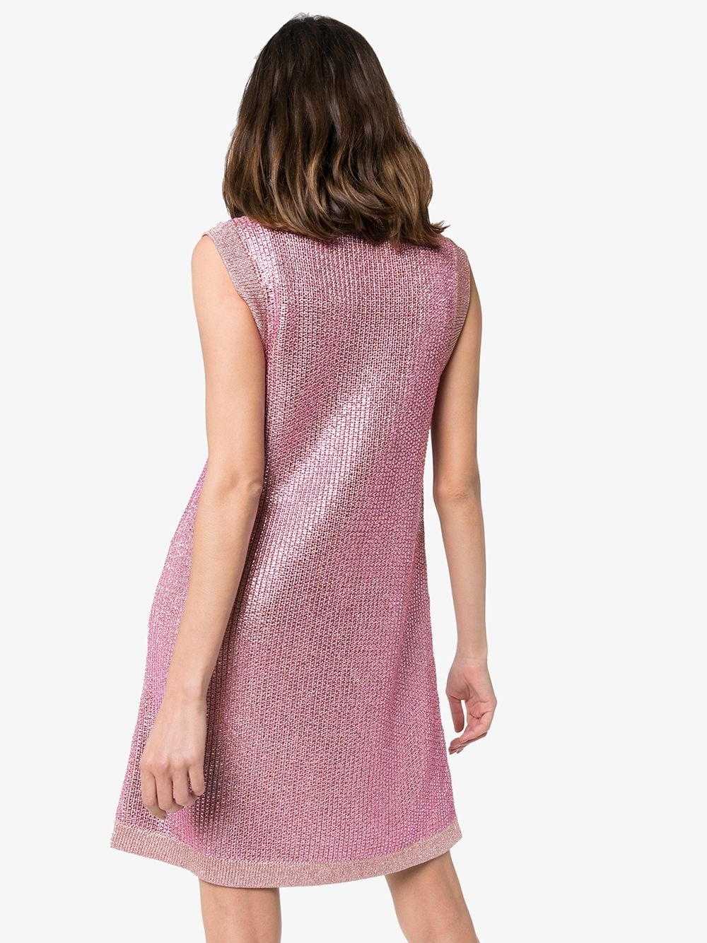 Strass crystal knit tunic dress - 4