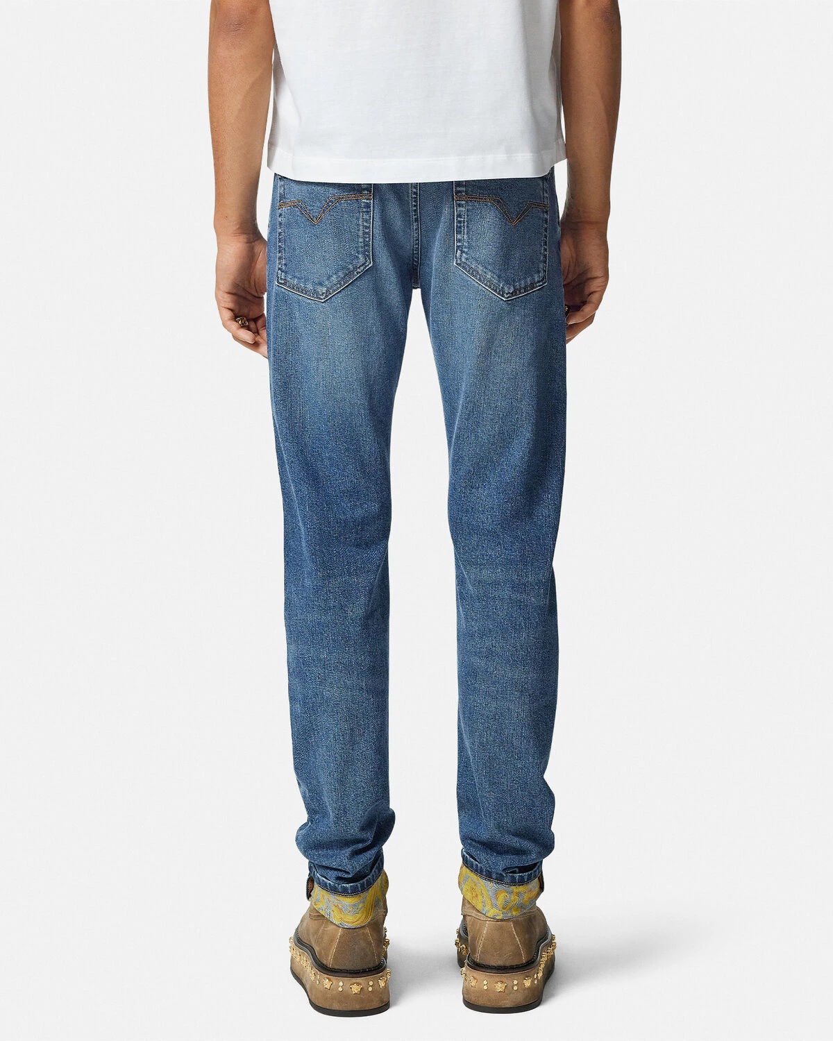 Barocco Slim-Fit Jeans - 5