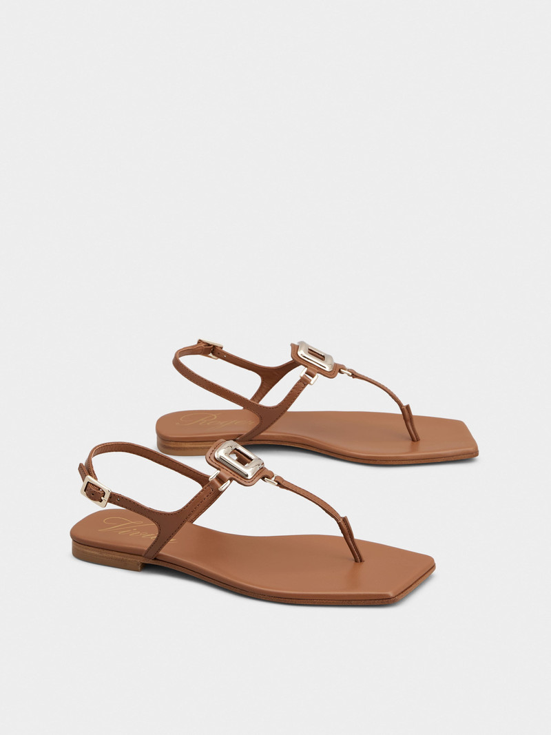 Roger Vivier Viv' by the Sea Sandals in leather outlook