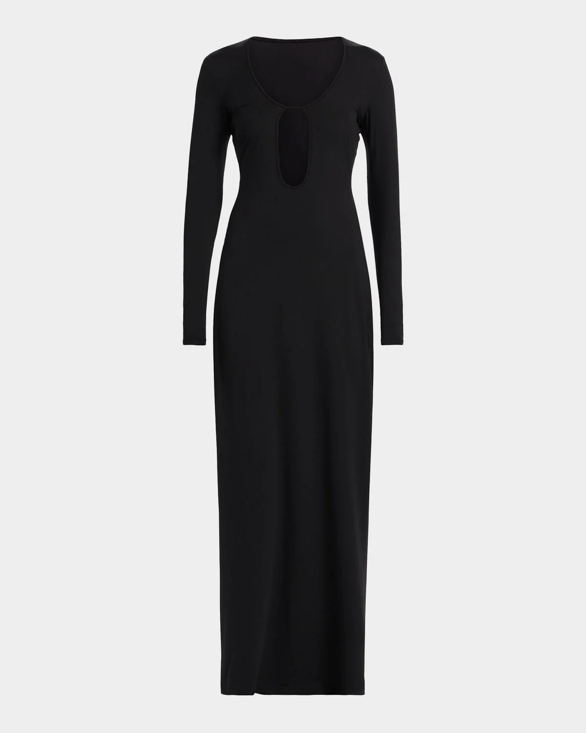 Echauffe Cut-Out Long-Sleeve Gown - 1