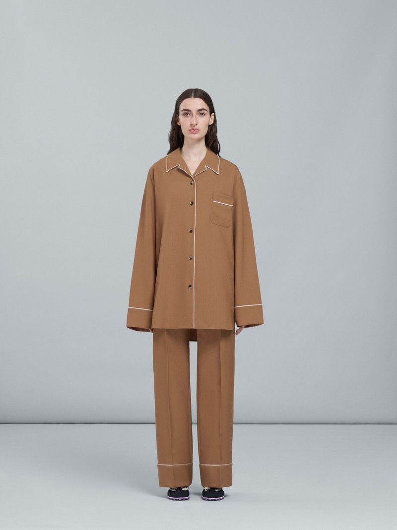 Marni TROPICAL WOOL PANTS outlook