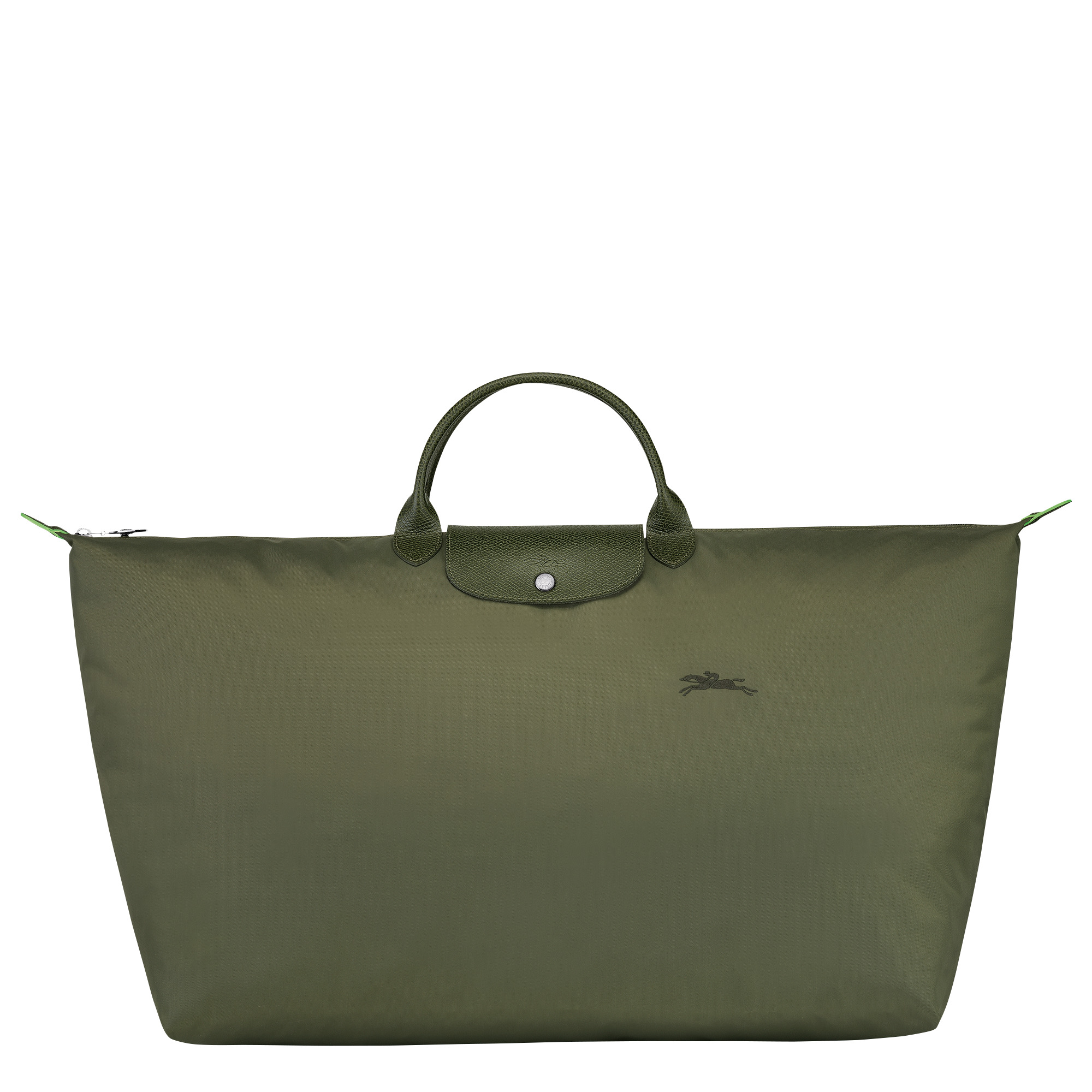 Le Pliage Green M Travel bag Forest - Recycled canvas - 1