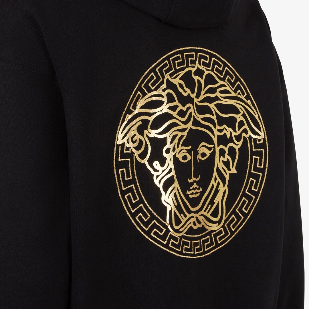 Fendace Black jersey  Logo sweatshirt - 3