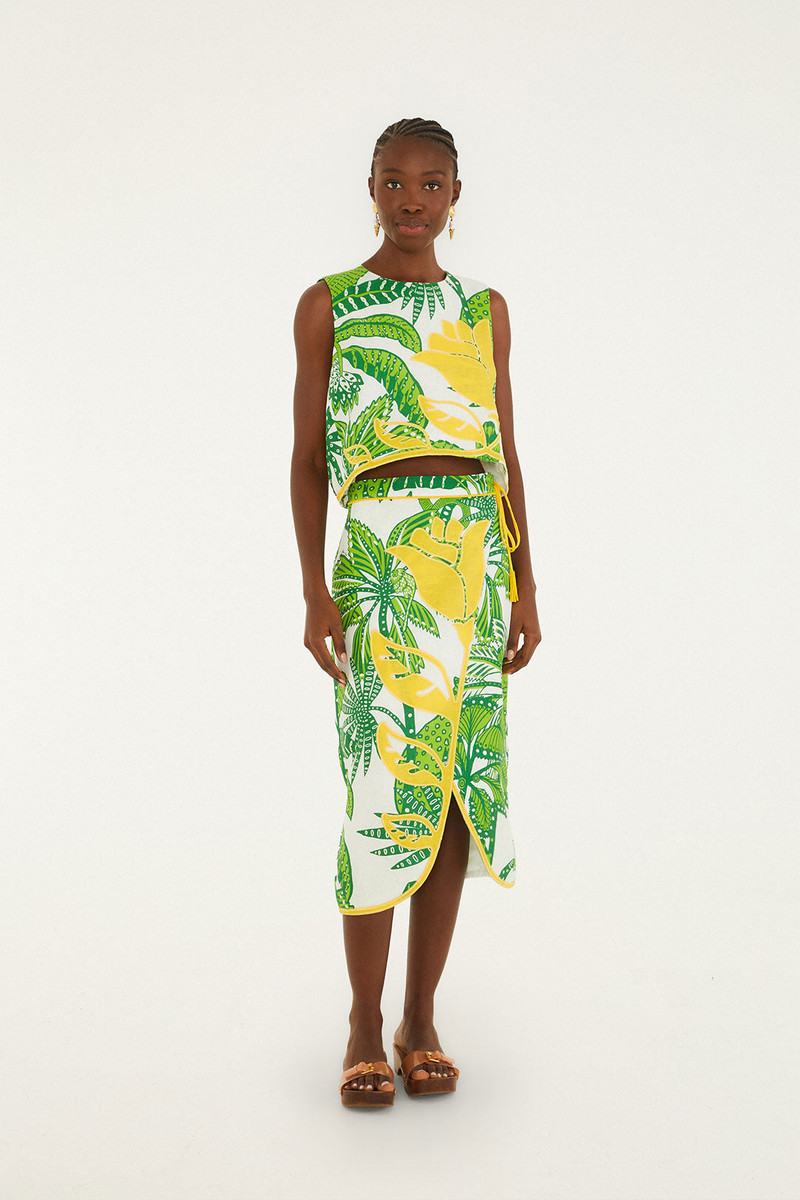 Off-White Amazon Graphic Midi Skirt 1