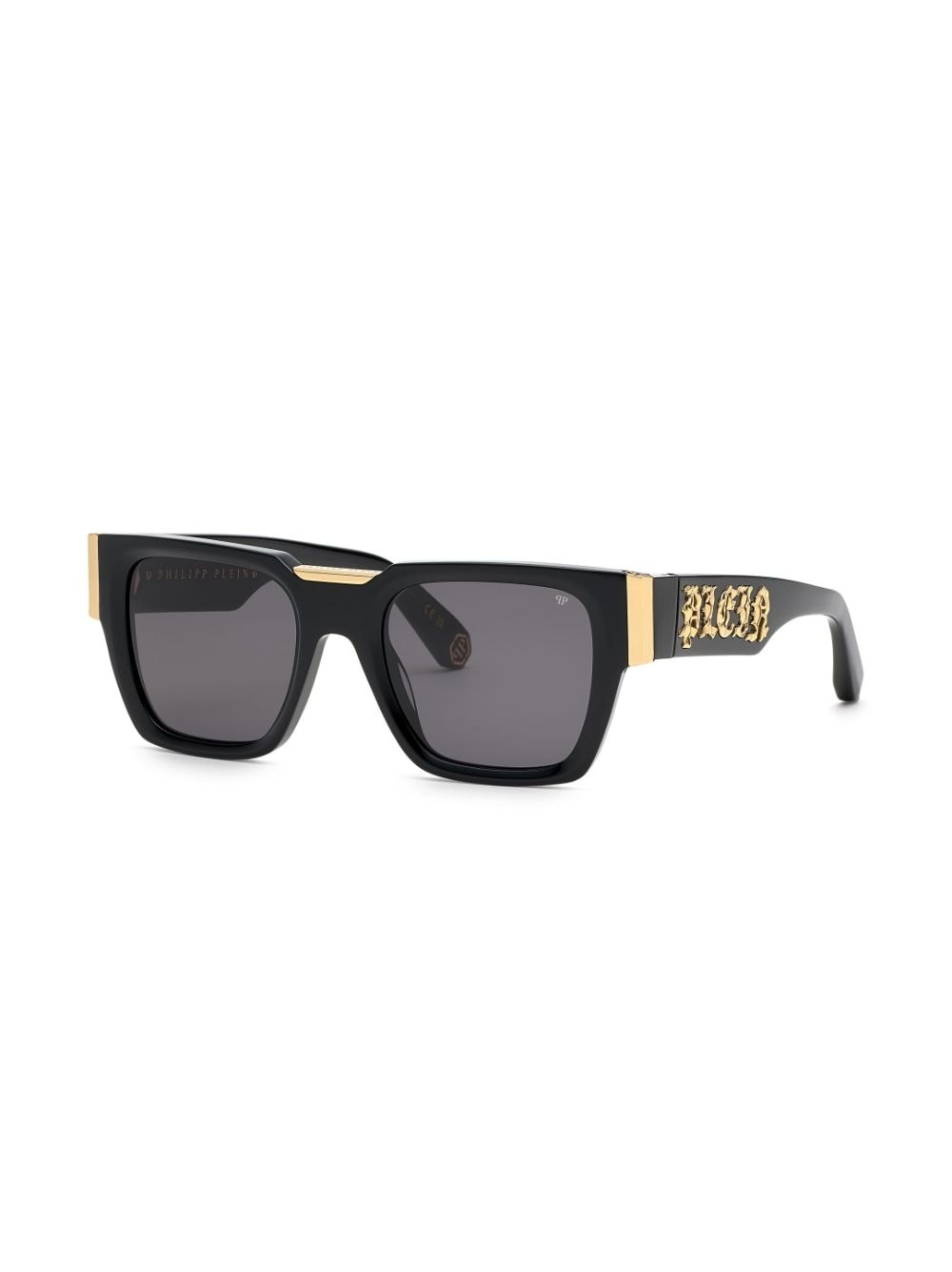 logo-plaque square-frame sunglasses - 2