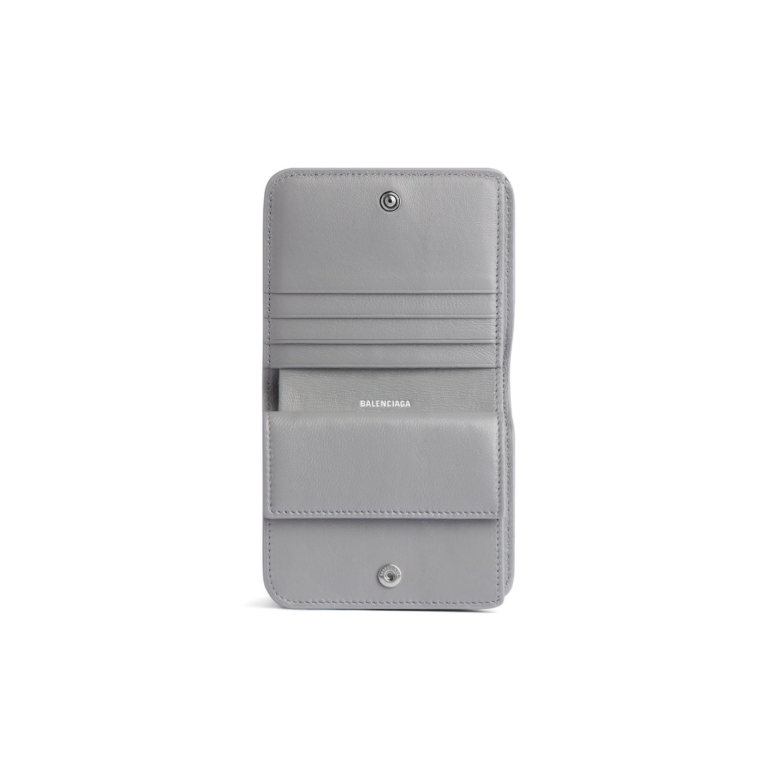 Women's Cash Flap Coin And Card Holder  in Grey/black - 3