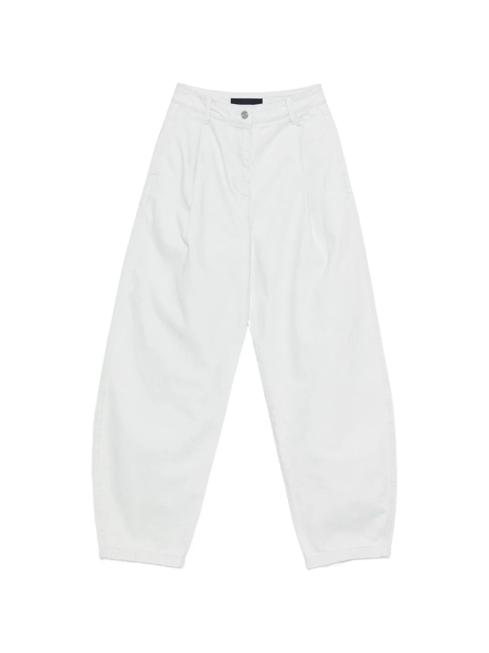 button pleated jeans - 1