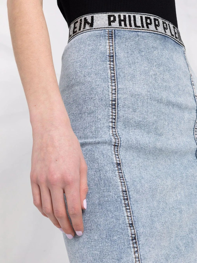 돌 denim 스커트 3