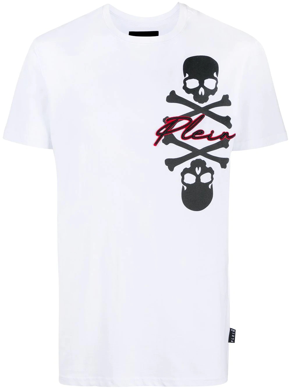 Skull embroidered logo T-Shirt  - 1