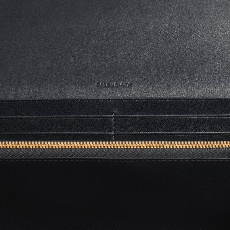 Women's Le City Money Long Wallet in Black 4