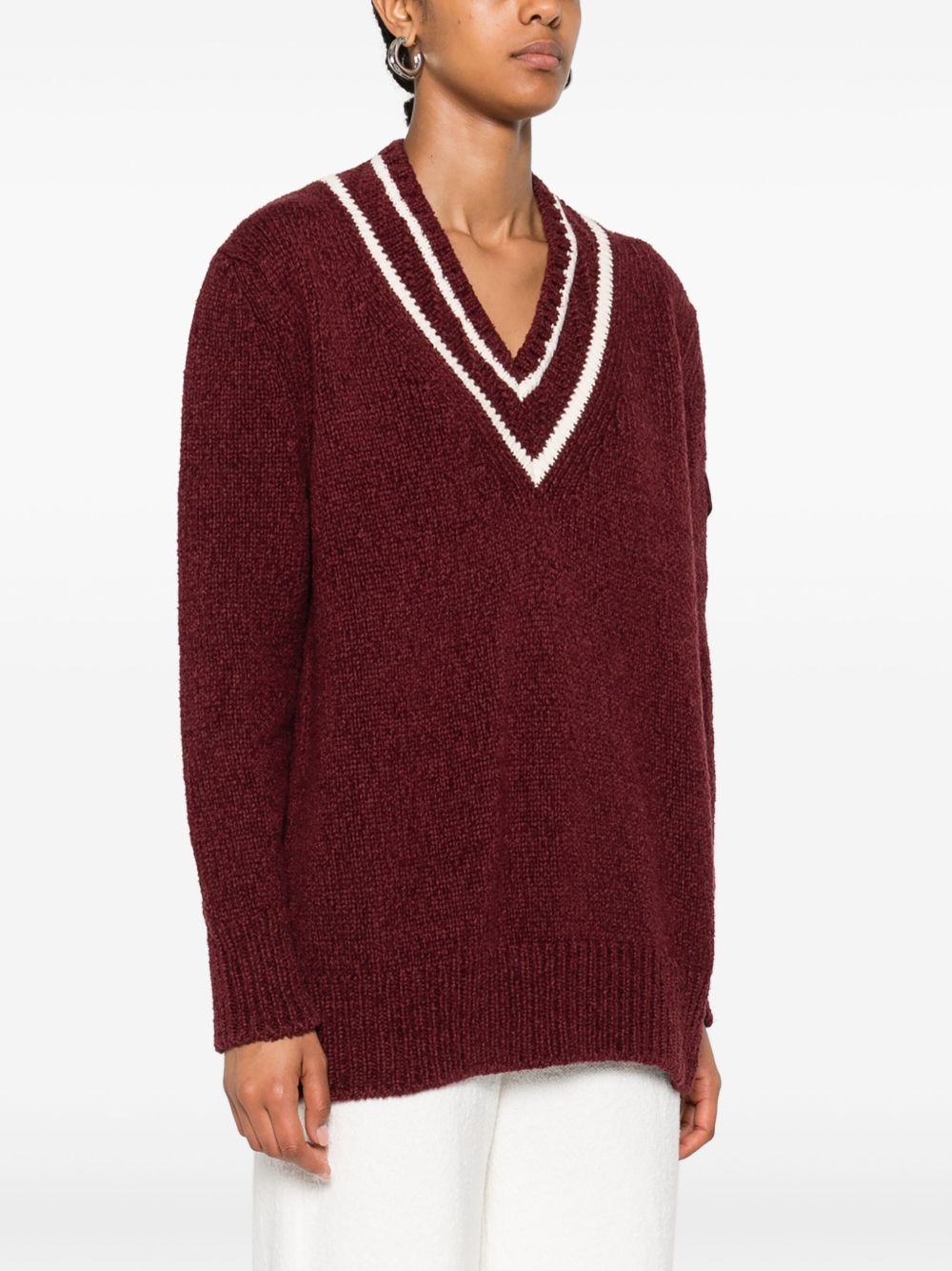 V-neck sweater - 3