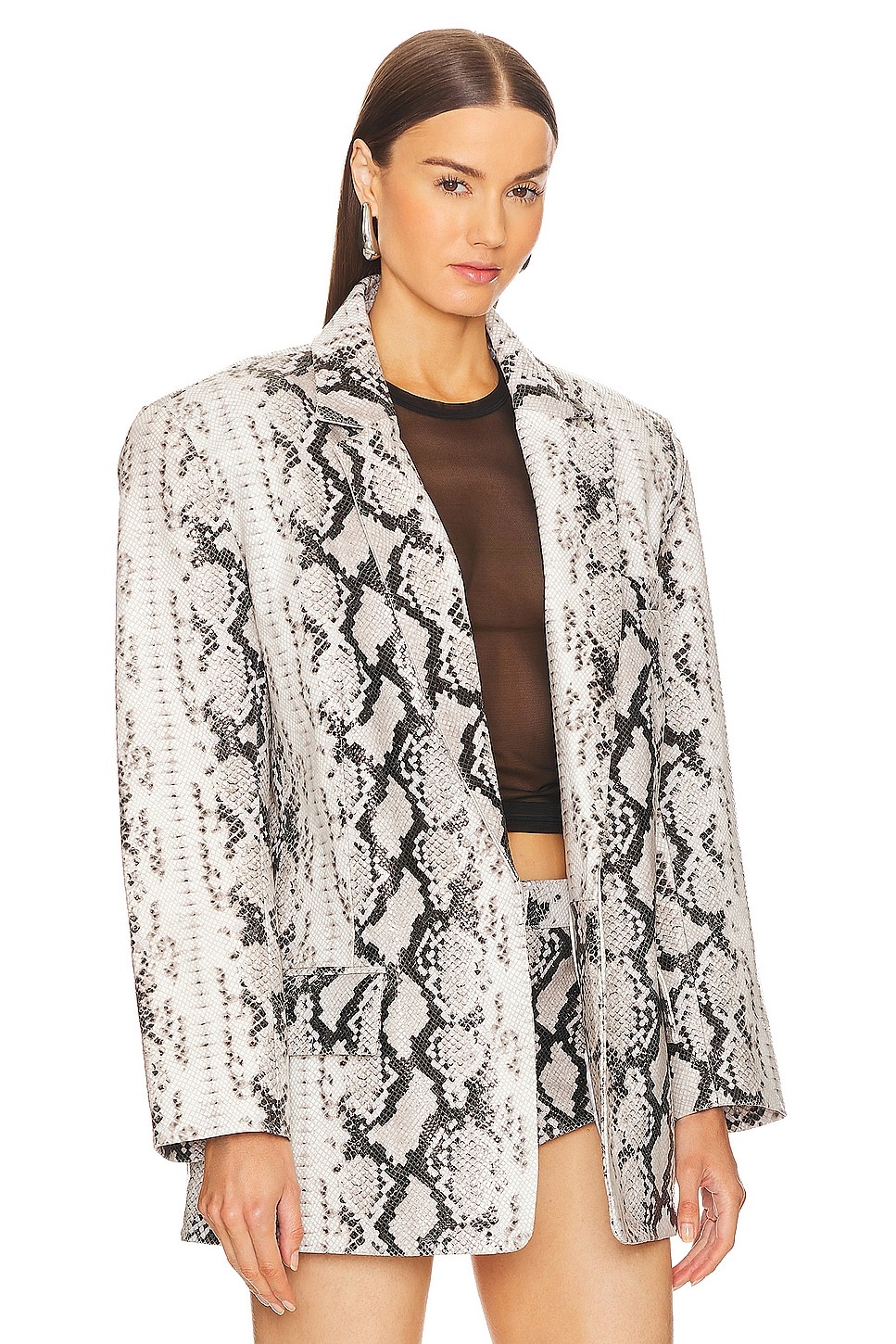 Chloe Leather Blazer - 2