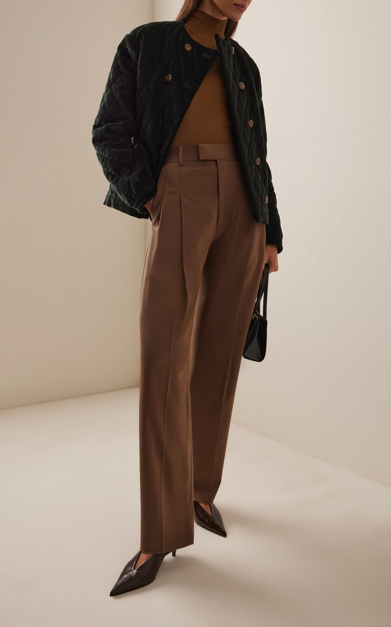 BLAZÉ MILANO Classic Touch Quenie Corduroy Bolero dark green outlook