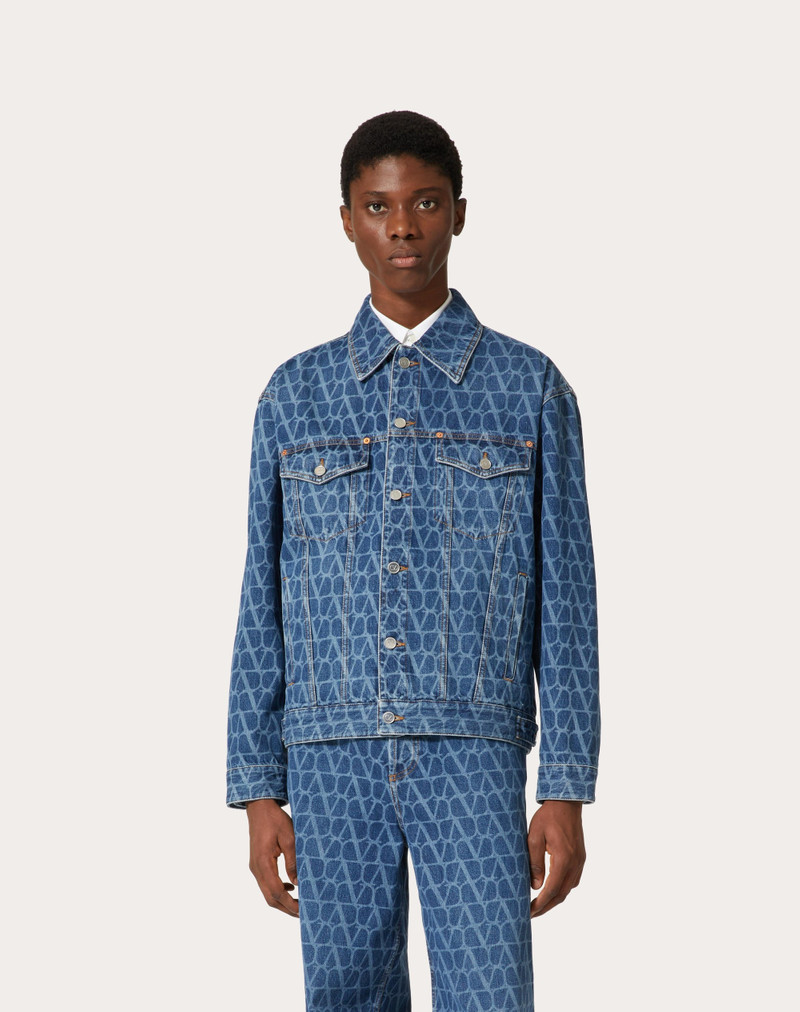 TOILE ICONOGRAPHE PRINT DENIM JACKET 3