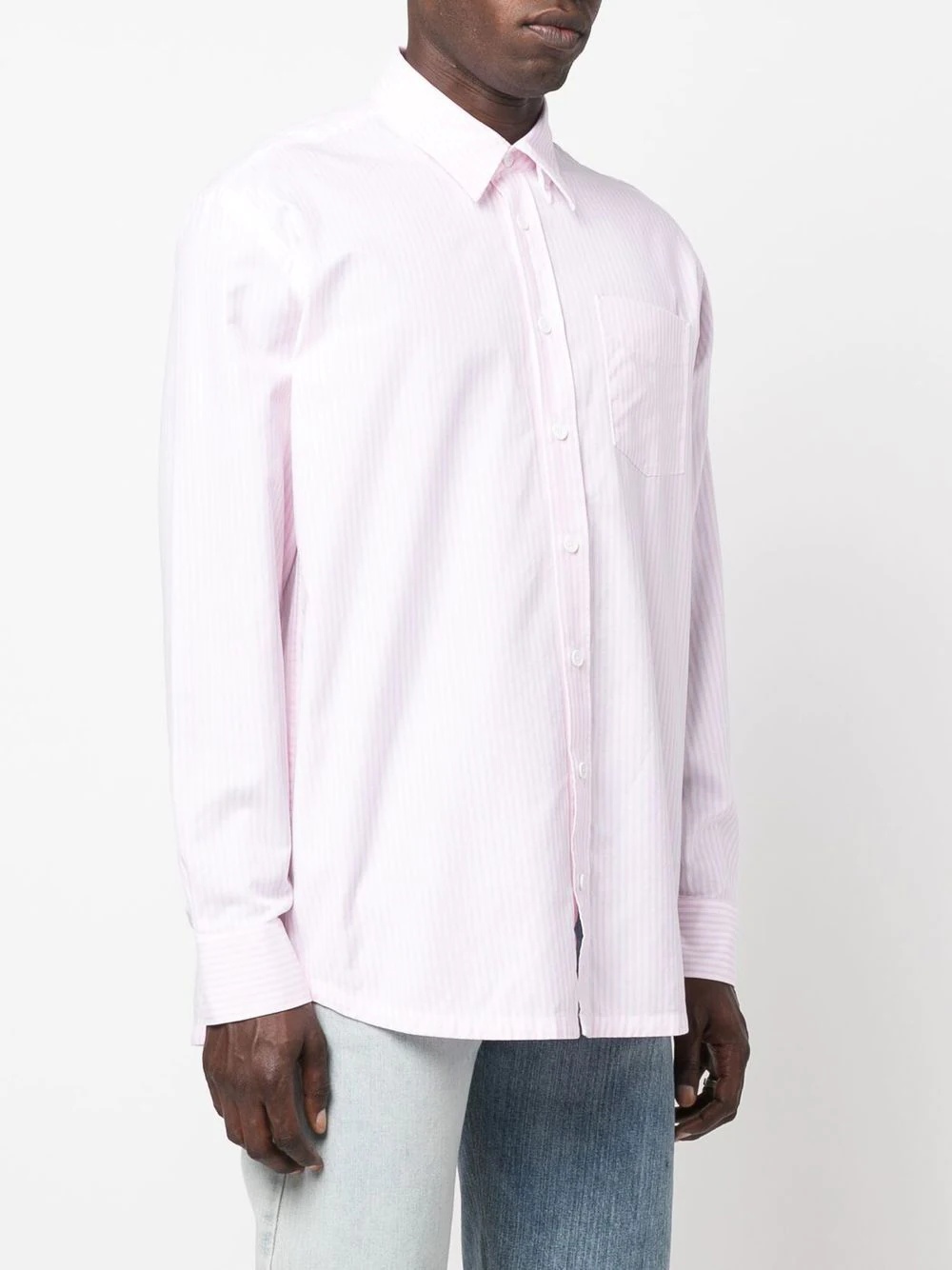 x A.P.C. striped cotton shirt - 3