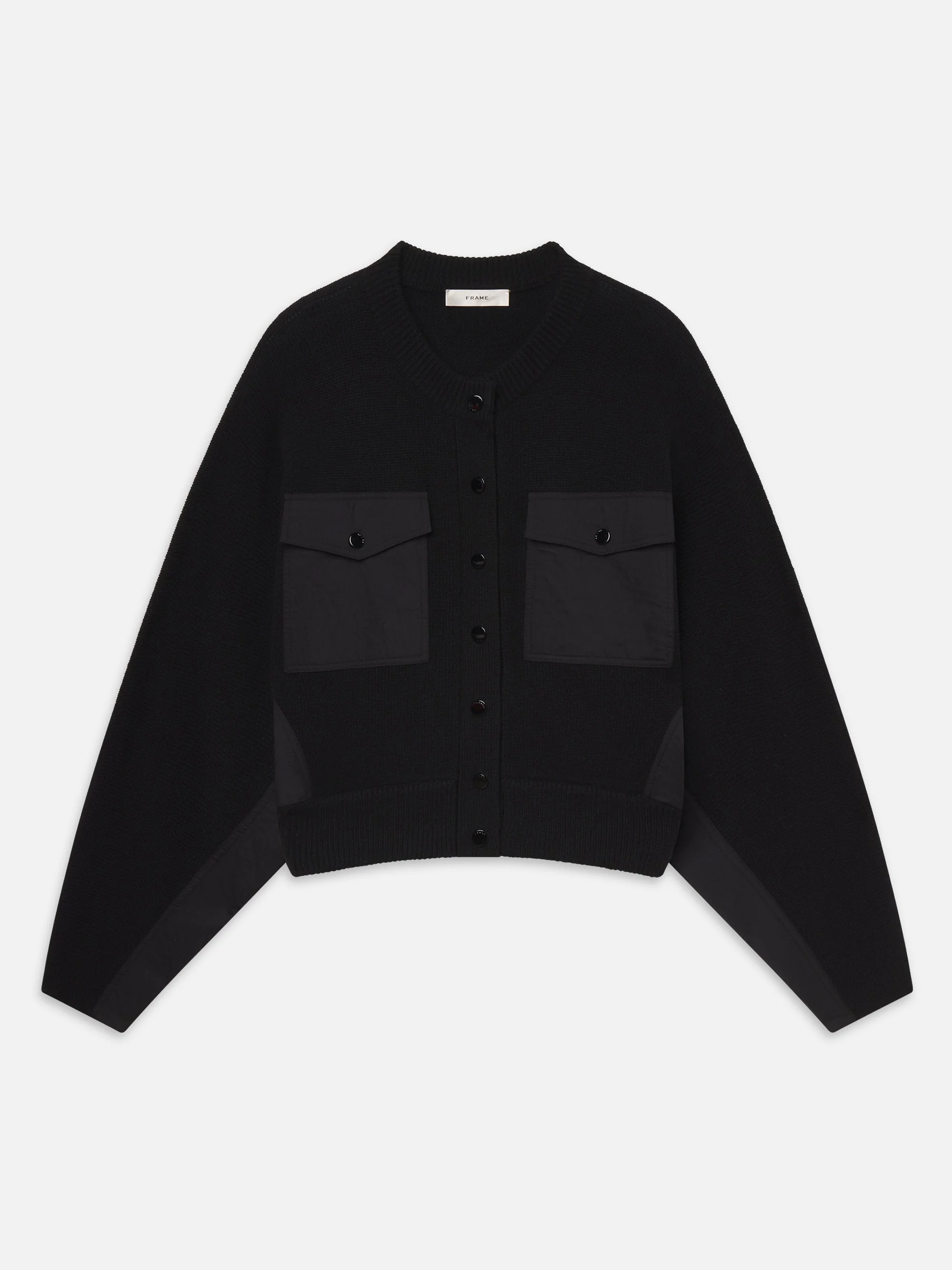 The Contrast Cashmere Cardi - 1