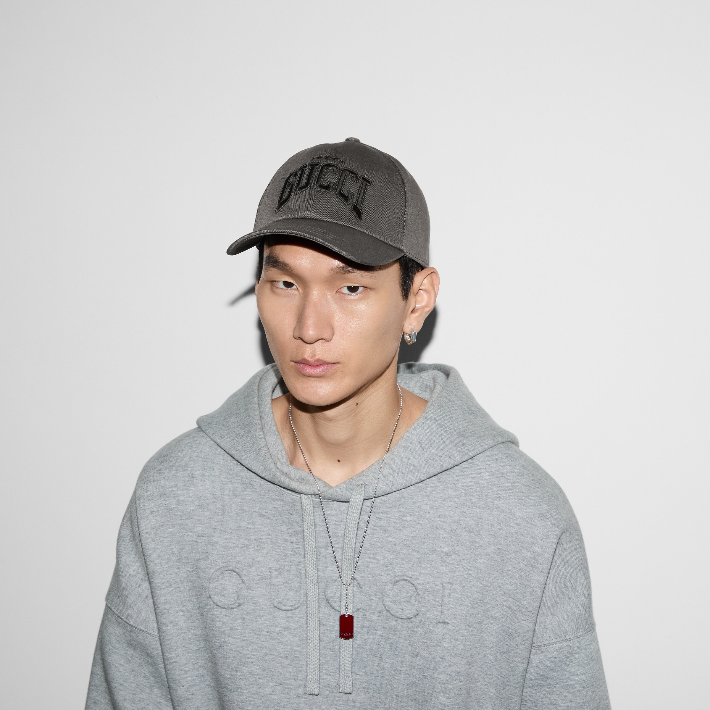 Cotton embroidered baseball hat - 3