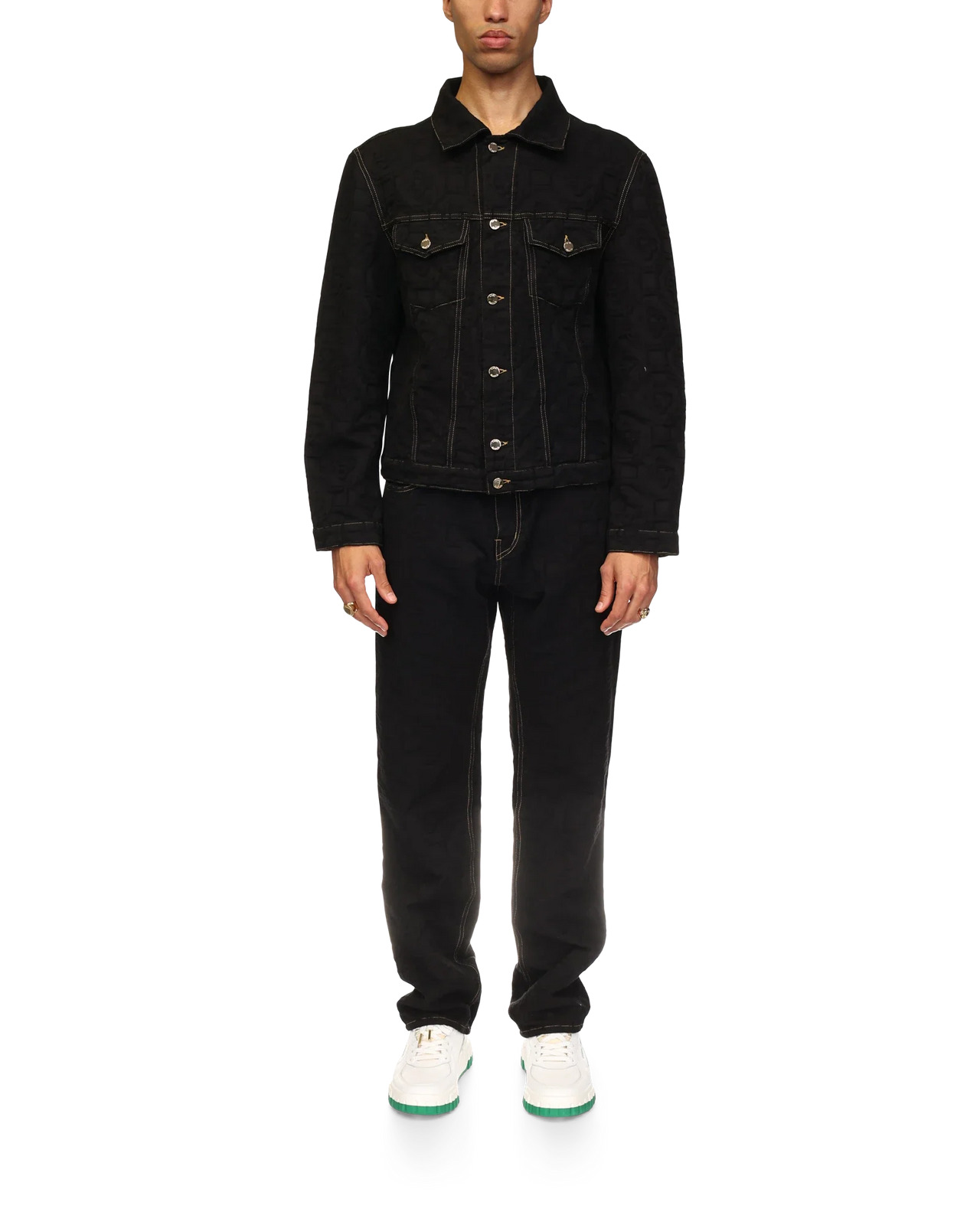 Monogram Jacquard Denim Jacket - 2