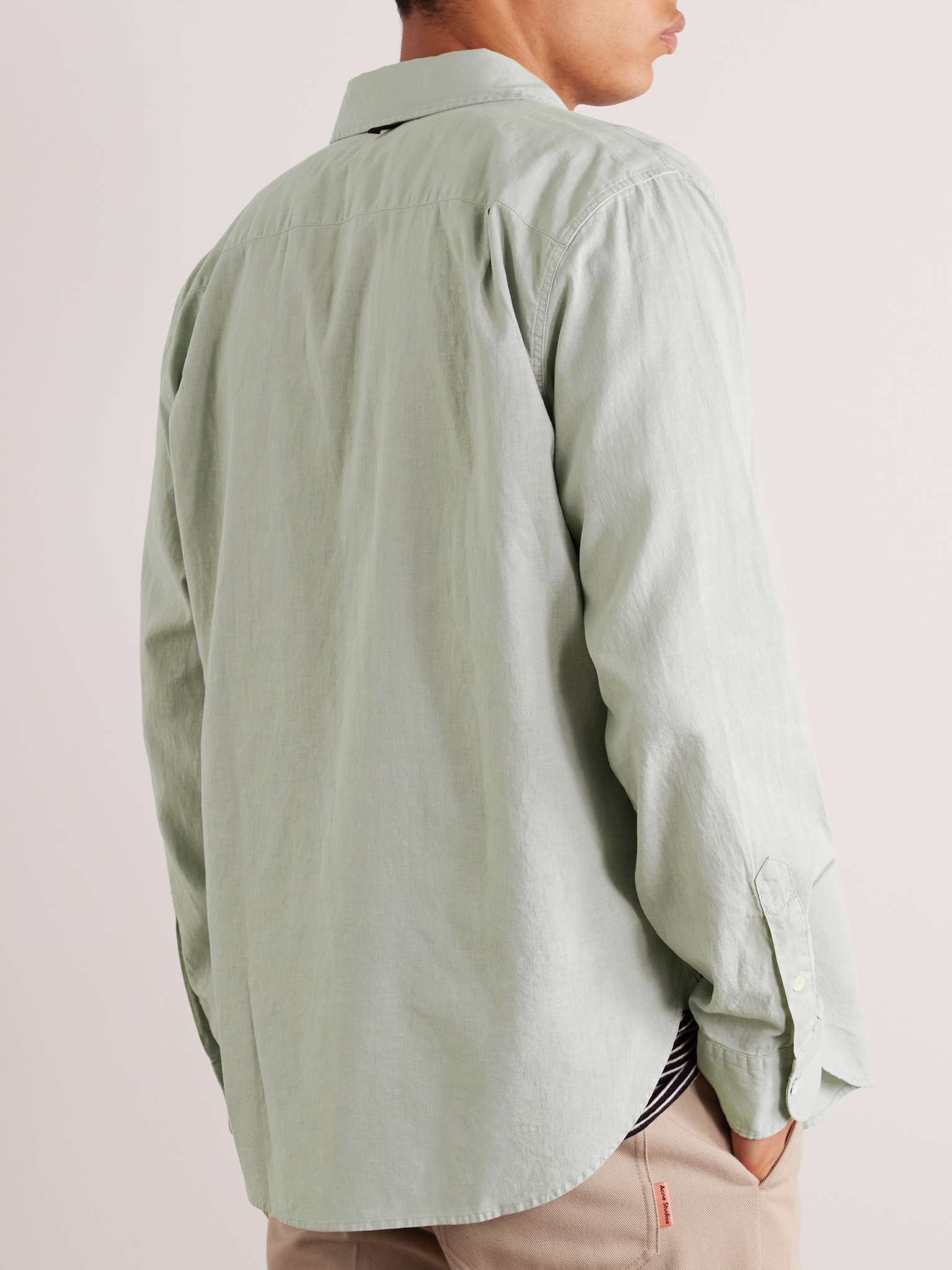 Gus Hemp and Cotton-Blend Shirt - 3