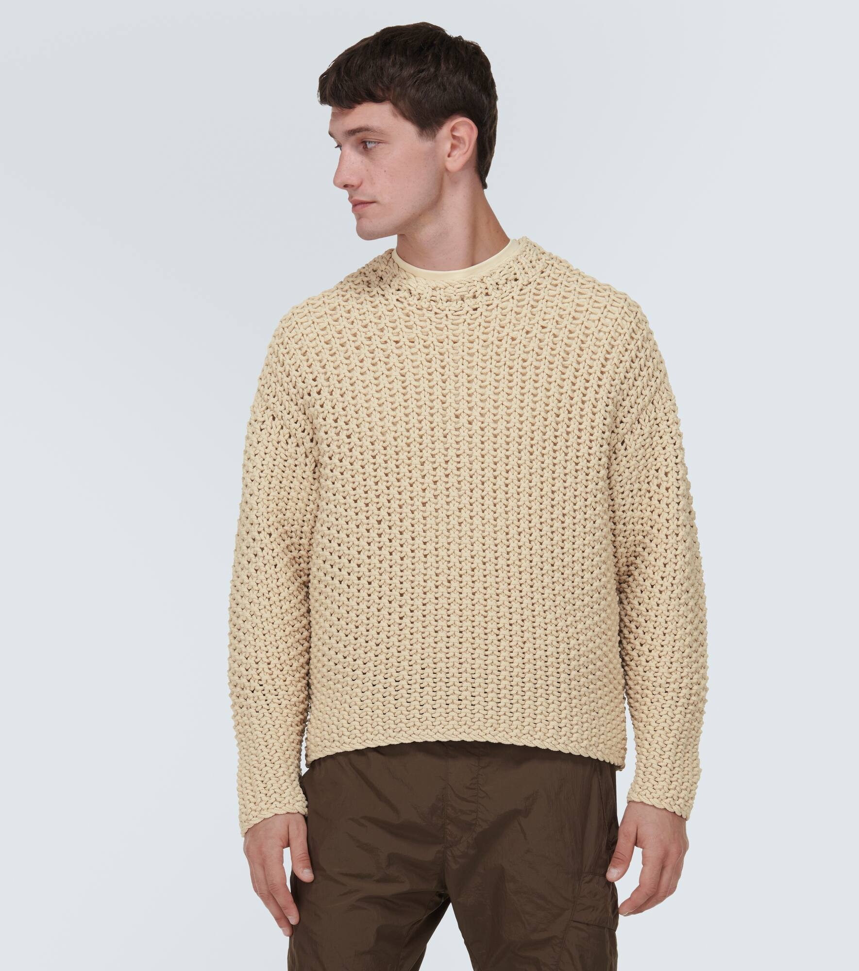 Marina logo macramé sweater - 3