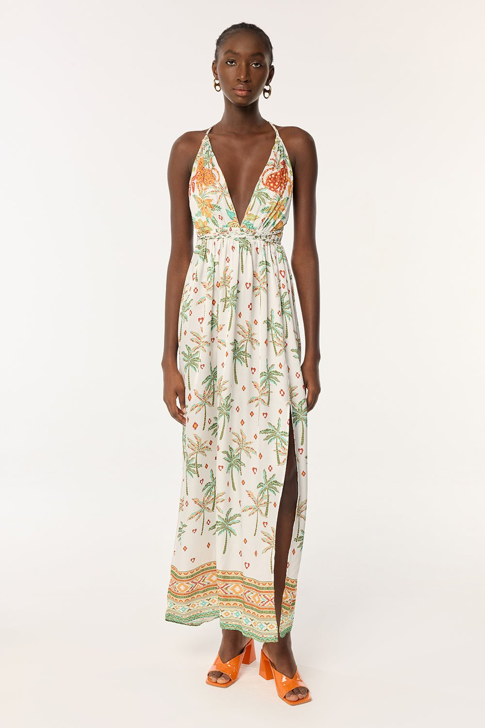 Long Dress Calla - Green Equator - 4