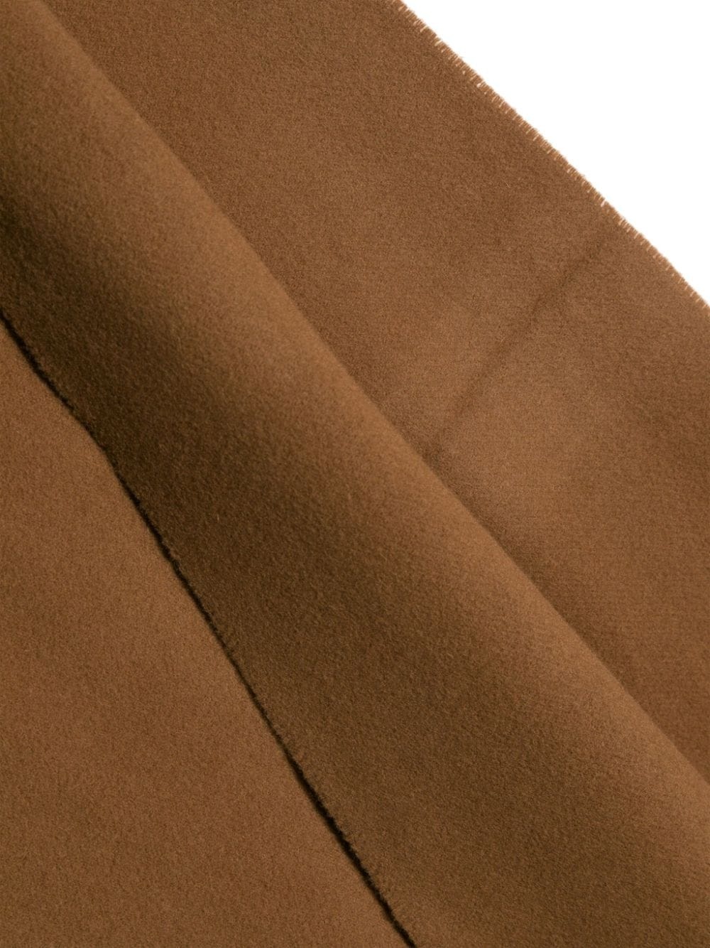logo-embroidered wool scarf - 3
