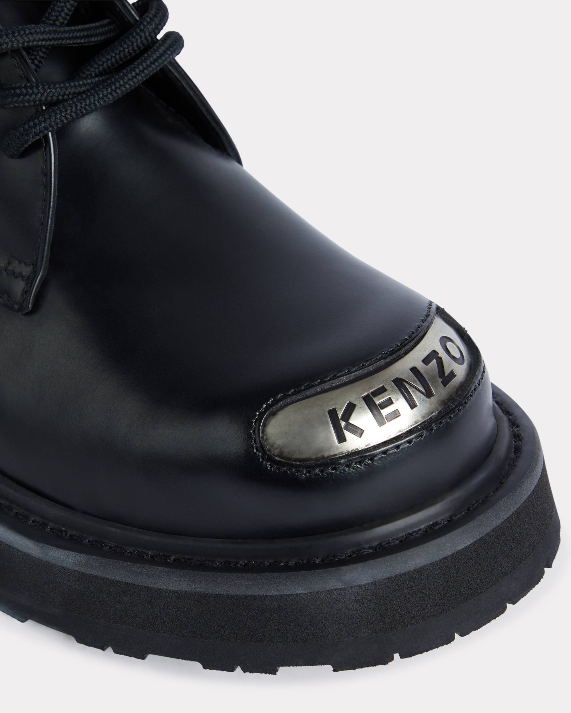 'KENZOSMILE' derbies in leather - 4