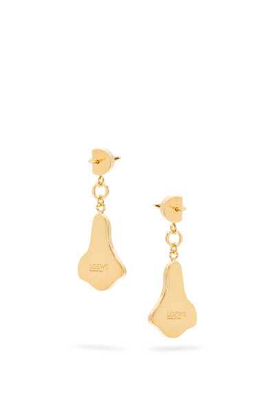 Loewe Calla earrings in semi precious stones outlook