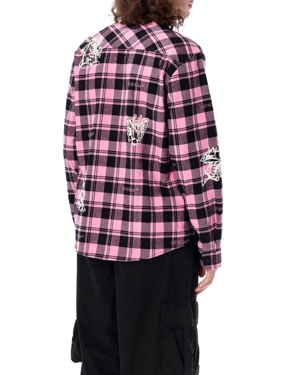 Off-White Character Check Flannel Shirt - 2