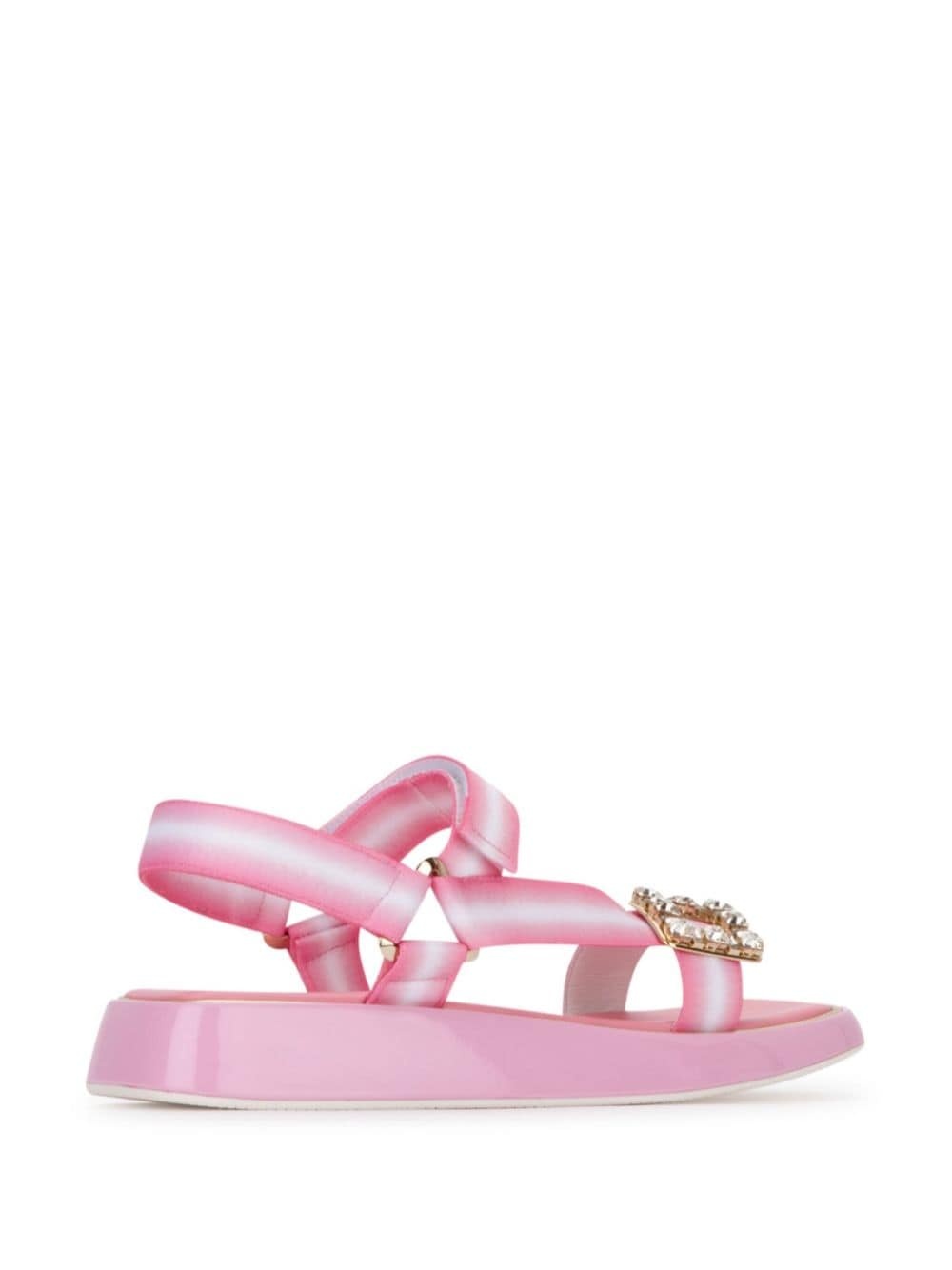 crystal-embellished sandals - 3