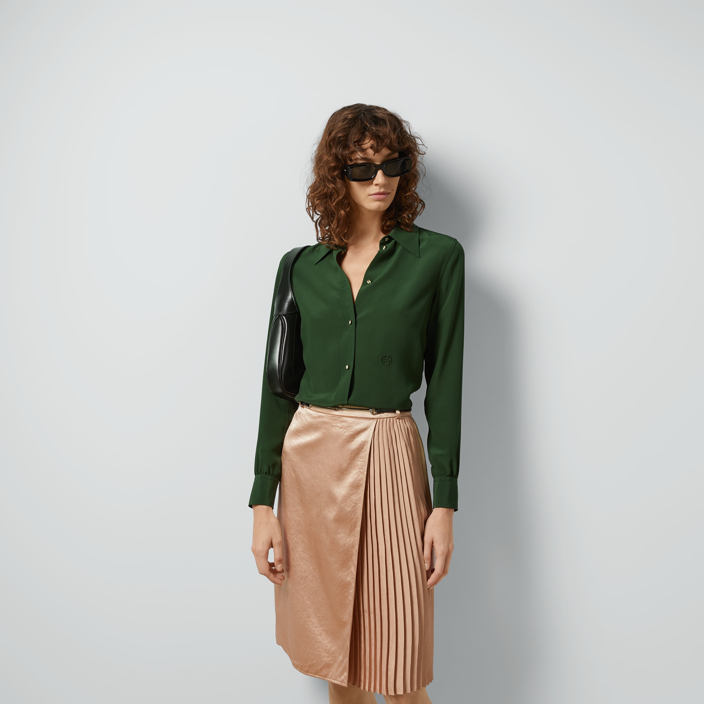 Silk crêpe de chine shirt - 6