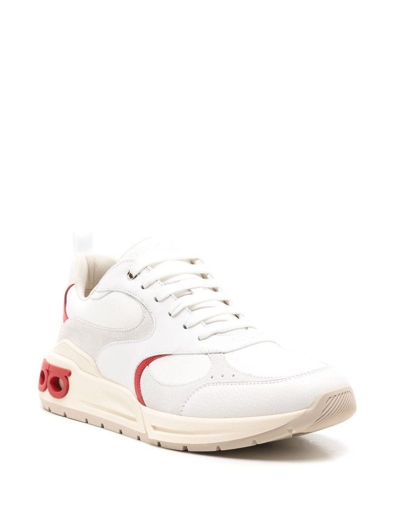 FERRAGAMO Gancini low-top sneakers outlook