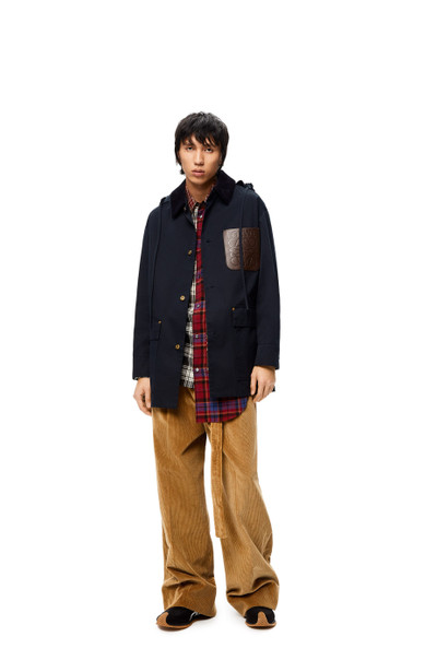 Loewe Patch pocket parka in cotton outlook