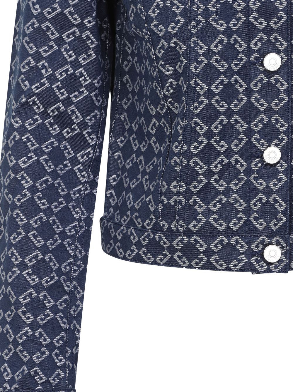 monogram-jacquard jacket - 3
