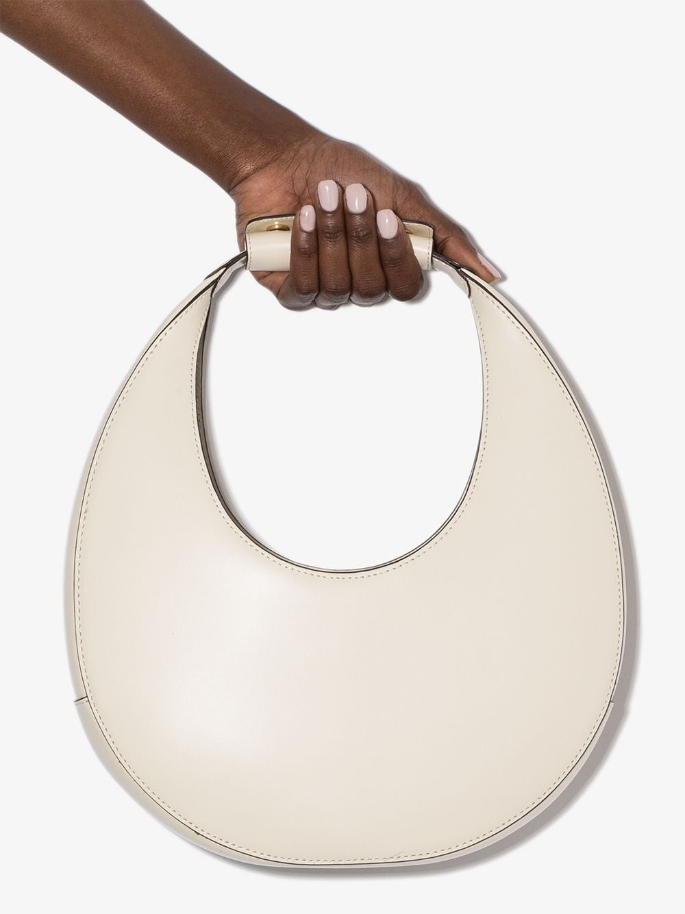 Moon leather tote bag - 6