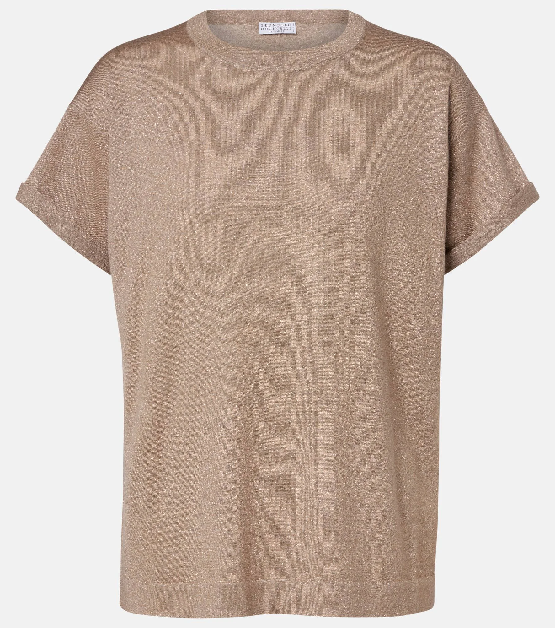 Cashmere and silk-blend T-shirt - 1