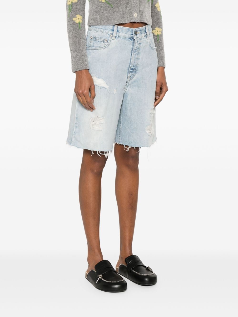 denim shorts - 3