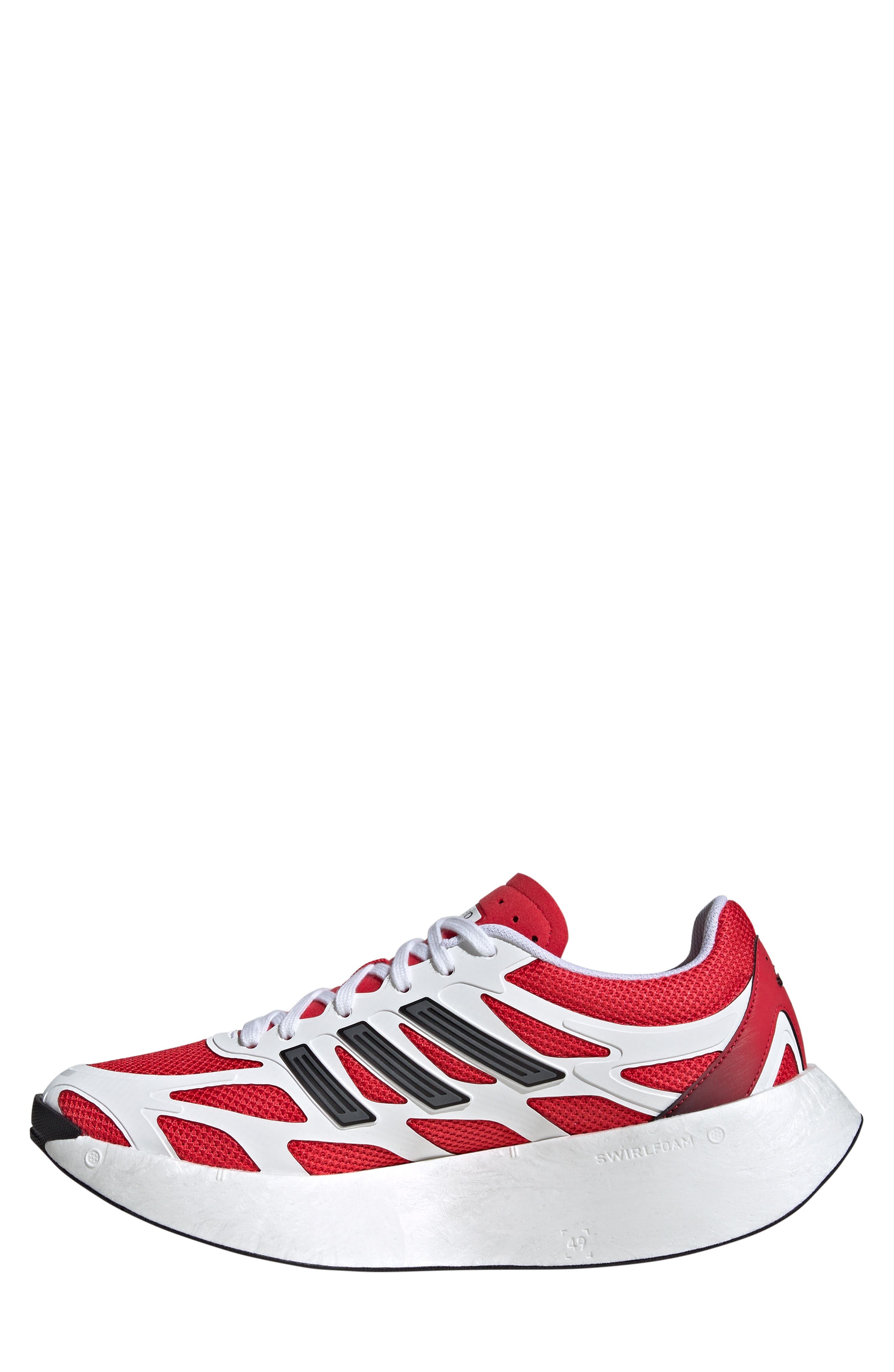 adidas Gender Inclusive Adizero Aruku Sneaker in White/Pure Ruby/Black at Nordstrom - 6