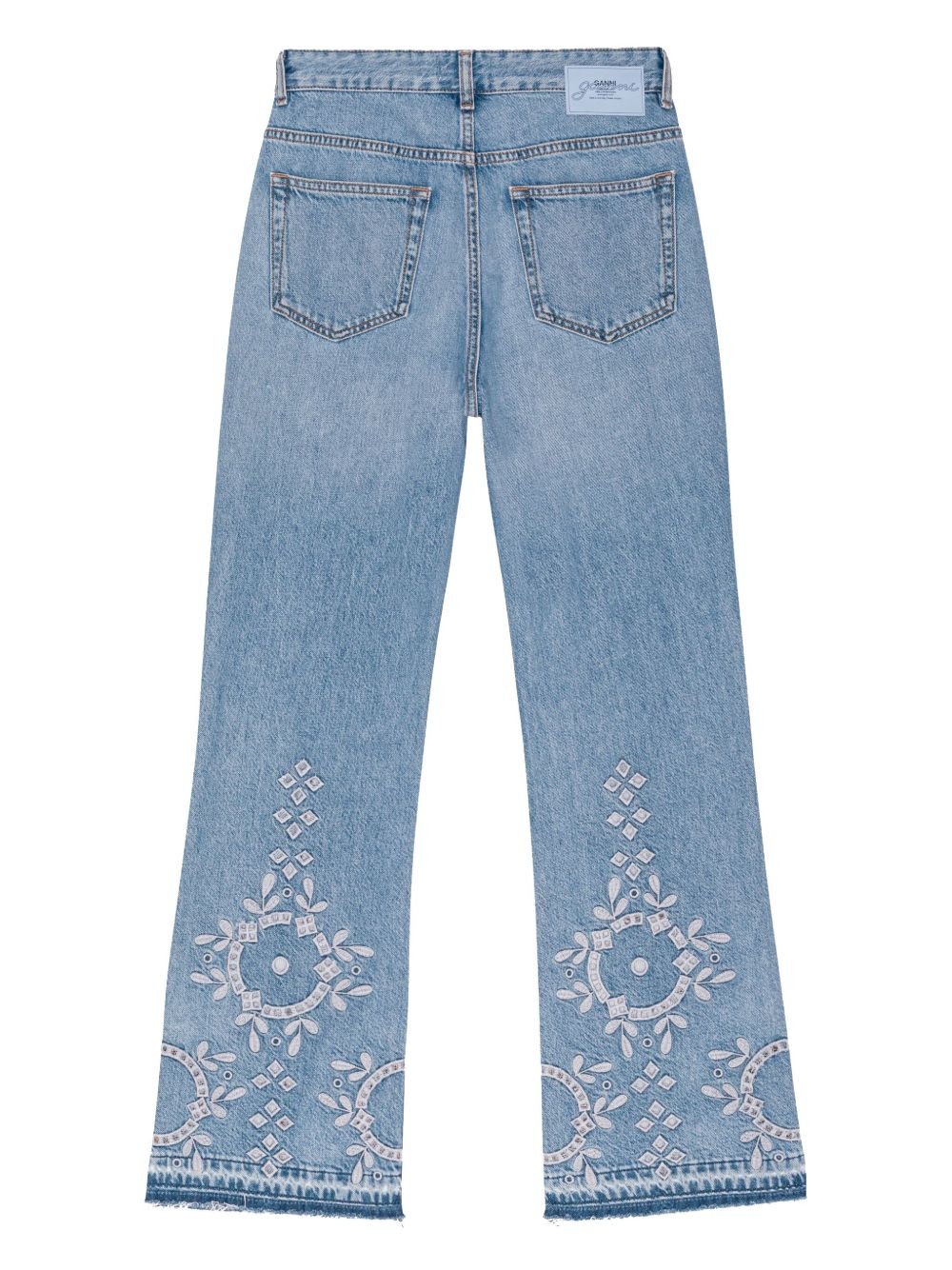 broderie-anglaise jeans - 6