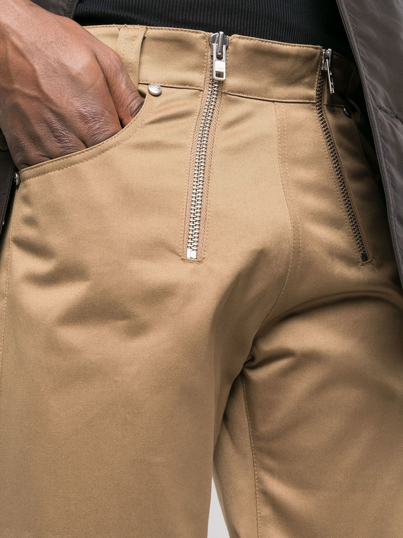 double-zip Bermuda shorts 5