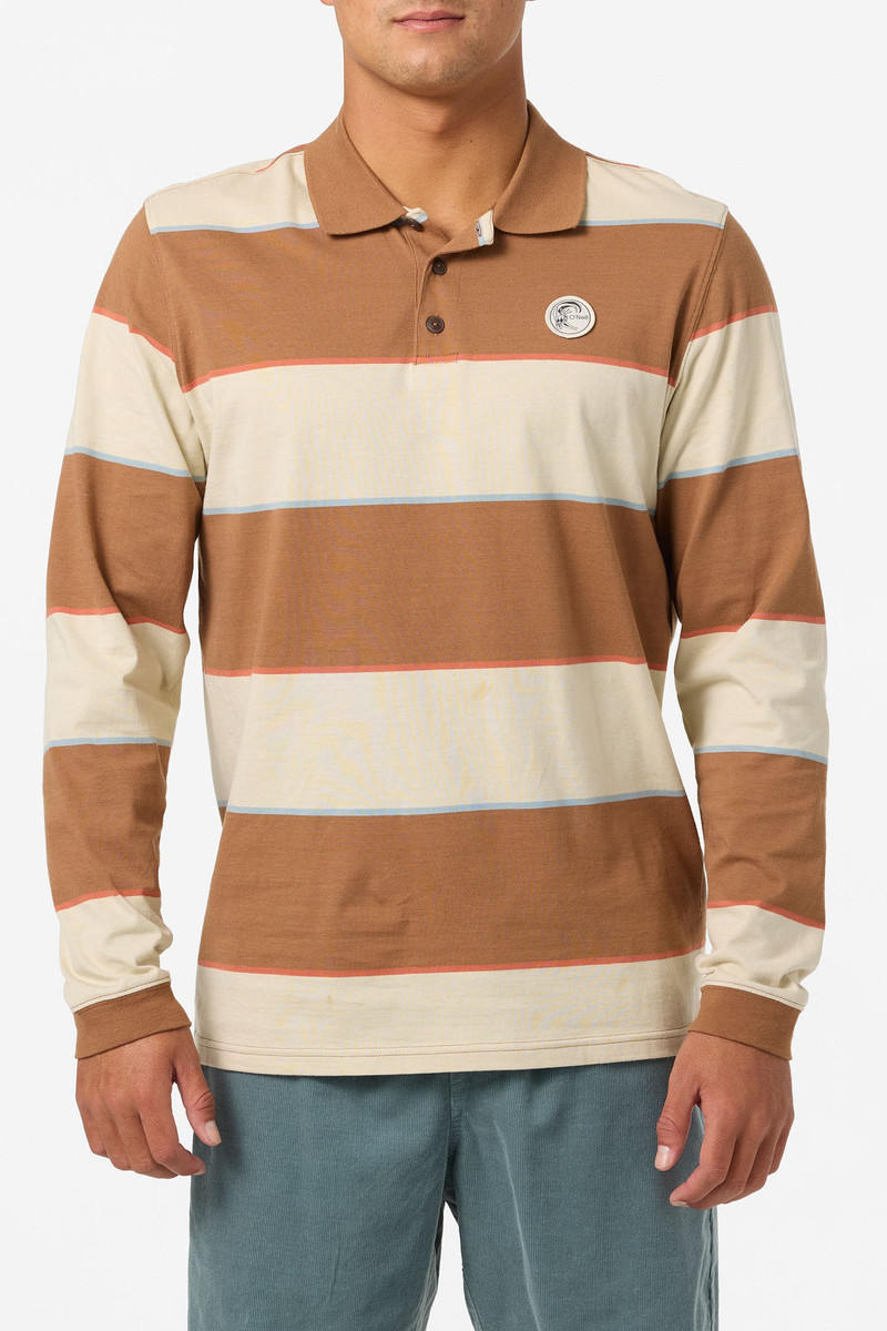 O'Riginals Cassidy Long Sleeve Knit Standard Fit Polo 3