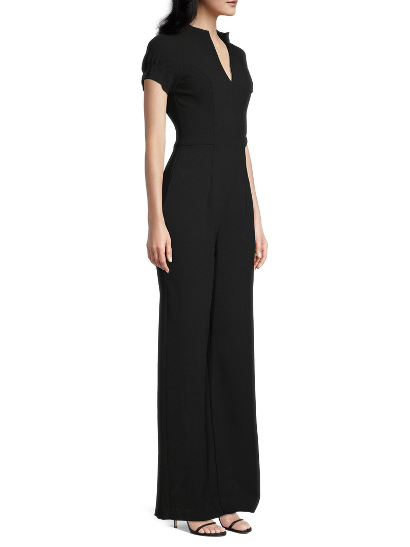 Women's Patel V-Neck Wide-Leg Jumpsuit - Black 4