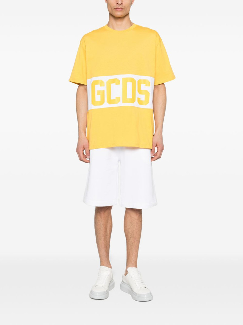 GCDS logo striped T-shirt outlook
