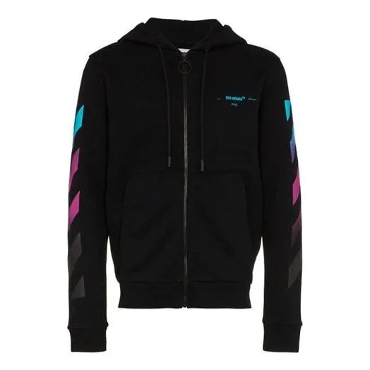 Off-White Gradient Arrows Sketch Mens Long Sleeve Sweater OMBE001F181920051088 - 1