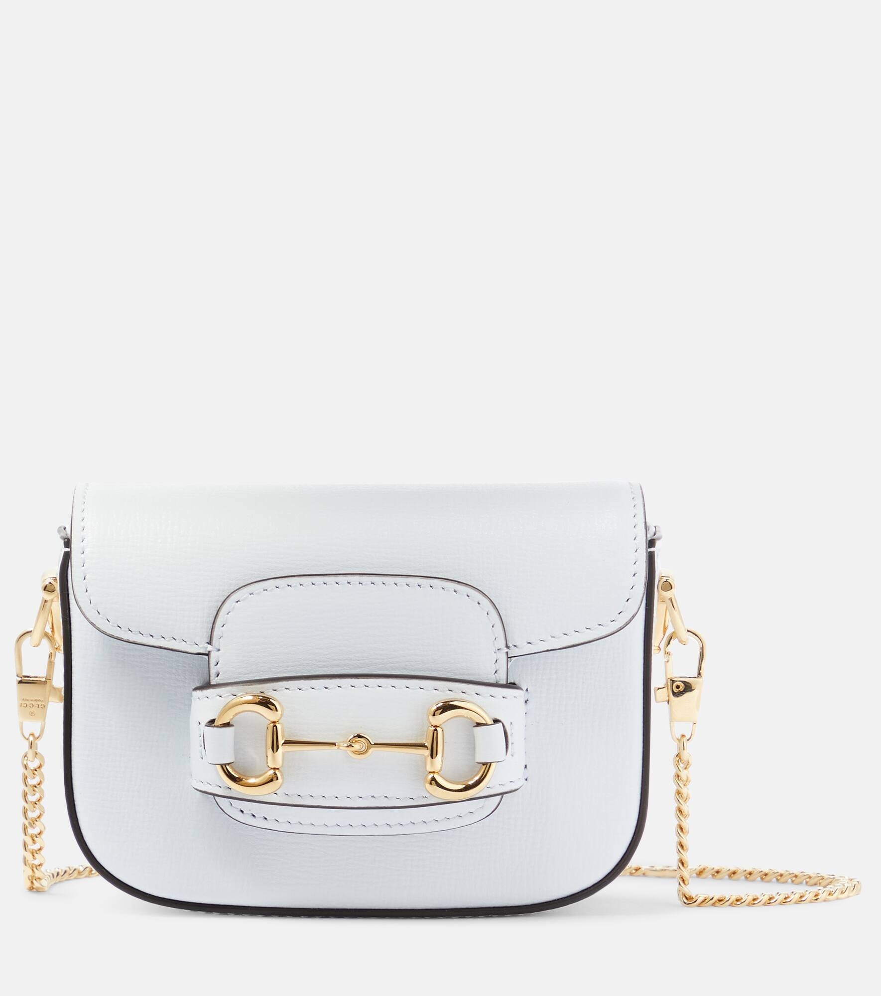 Horsebit 1955 Mini leather crossbody bag - 1
